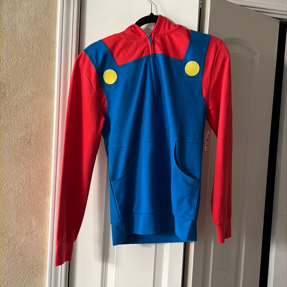 Super Mario Brothers zip up hoodie